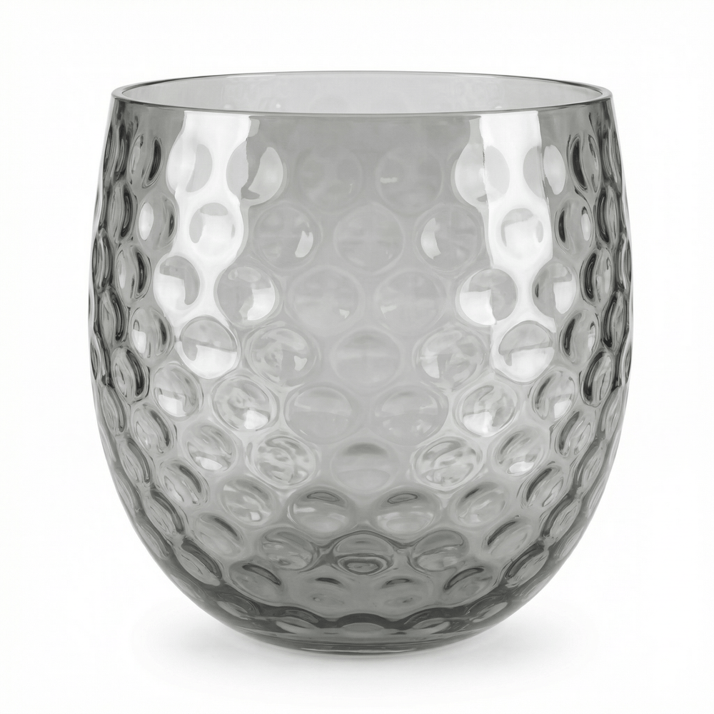 Dein Traumzimmer Kaheku Windlicht Catania lüster-rauch optik Ø29cm Glas