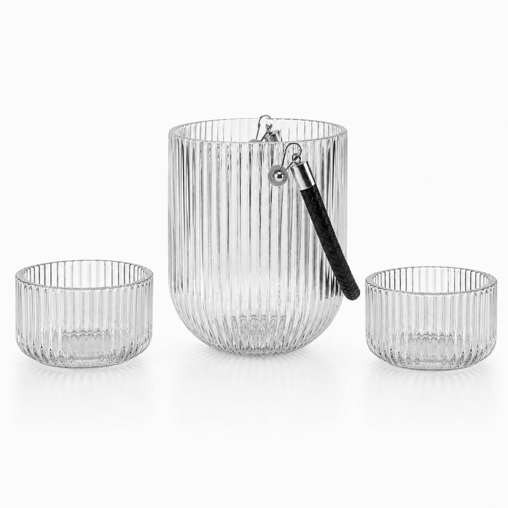 Dein Traumzimmer Kaheku Windlicht Set Relax & Carillo Klar Glas
