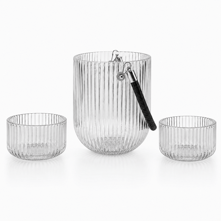 Dein Traumzimmer Kaheku Windlicht Set Relax &amp; Carillo Klar Glas