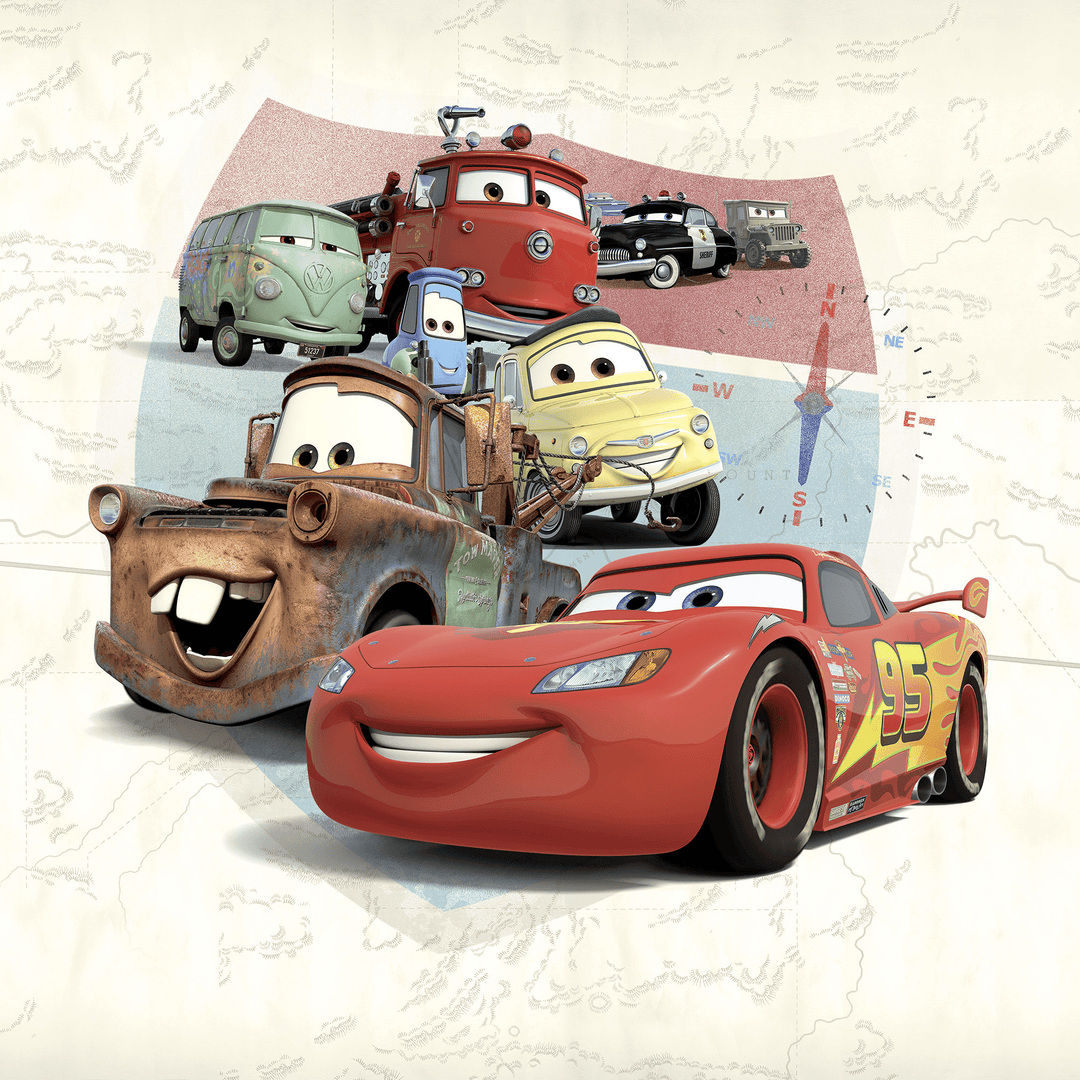 Dein Traumzimmer KOMAR FOTOTAPETE - DISNEY - Cars Open Road Fototapeten