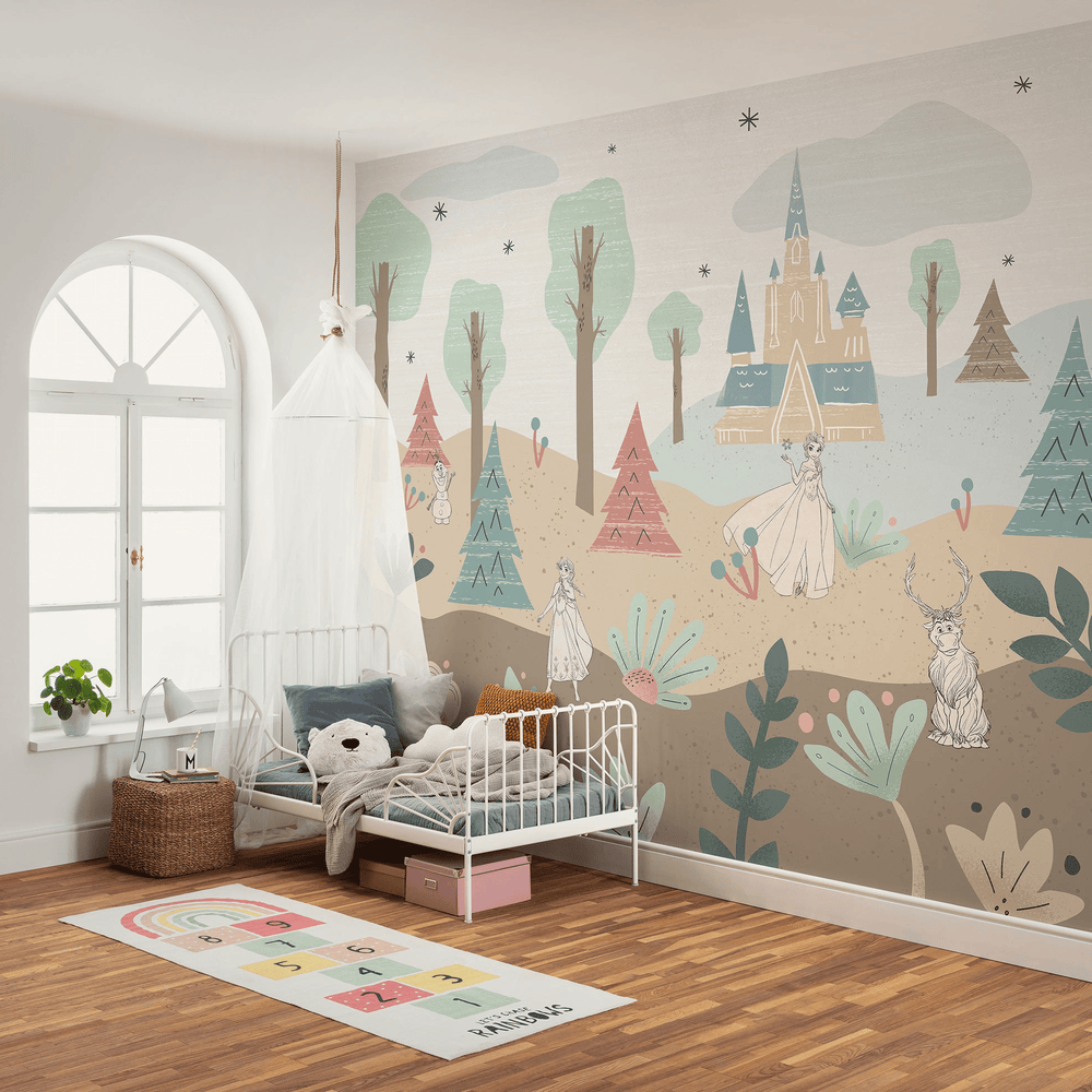 Dein Traumzimmer KOMAR FOTOTAPETE - DISNEY - Frozen Castle Playground Fototapeten