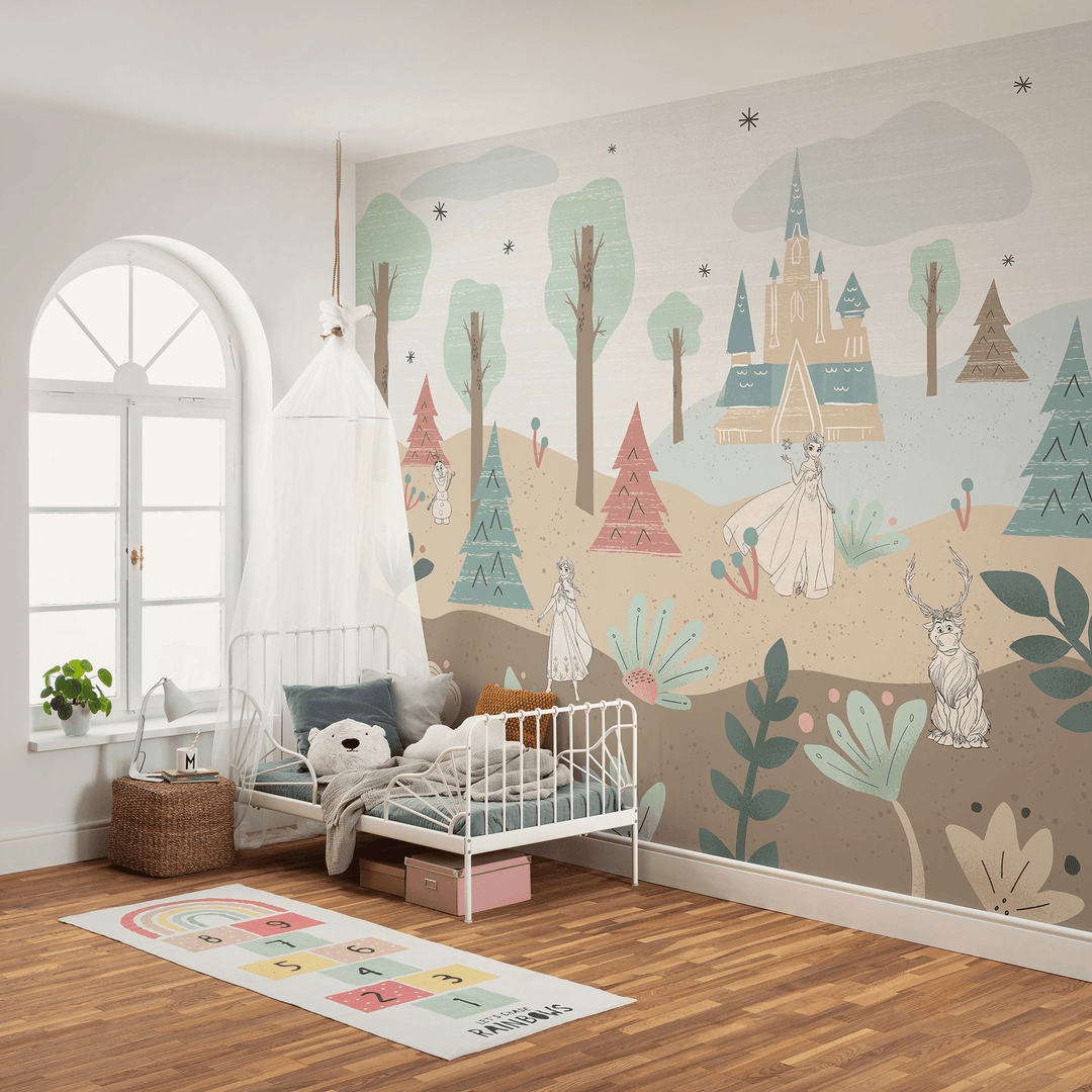 Dein Traumzimmer KOMAR FOTOTAPETE - DISNEY - Frozen Castle Playground Fototapeten