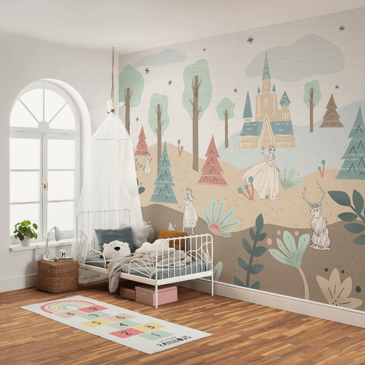 Dein Traumzimmer KOMAR FOTOTAPETE - DISNEY - Frozen Castle Playground Fototapeten
