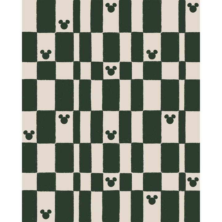 Dein Traumzimmer KOMAR FOTOTAPETE - DISNEY - Mickey Mouse Green Chess Fototapeten