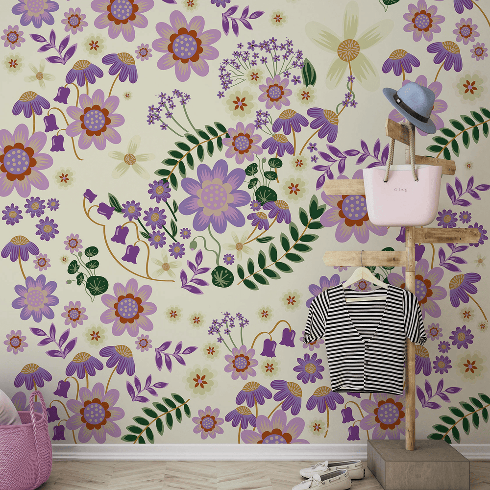 Dein Traumzimmer KOMAR FOTOTAPETE - DISNEY - Minnie Mouse Gardening Club Beige Fototapeten