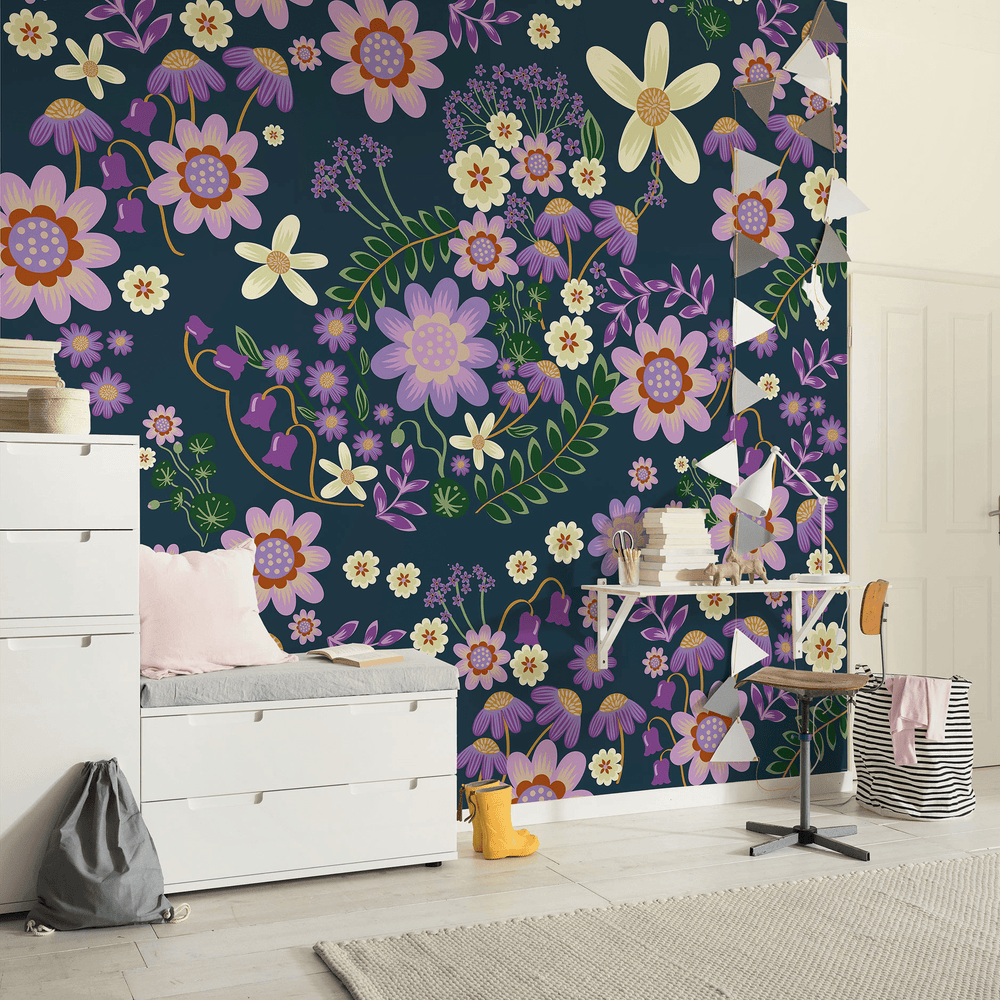 Dein Traumzimmer KOMAR FOTOTAPETE - DISNEY - Minnie Mouse Gardening Club Blue Fototapeten