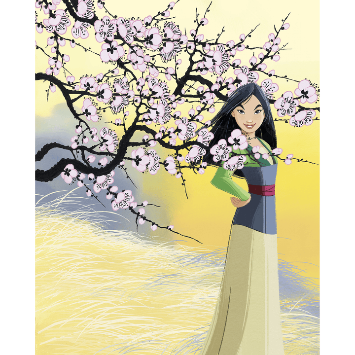 Dein Traumzimmer KOMAR FOTOTAPETE - DISNEY - Mulan Cherry Blossoms Fototapeten
