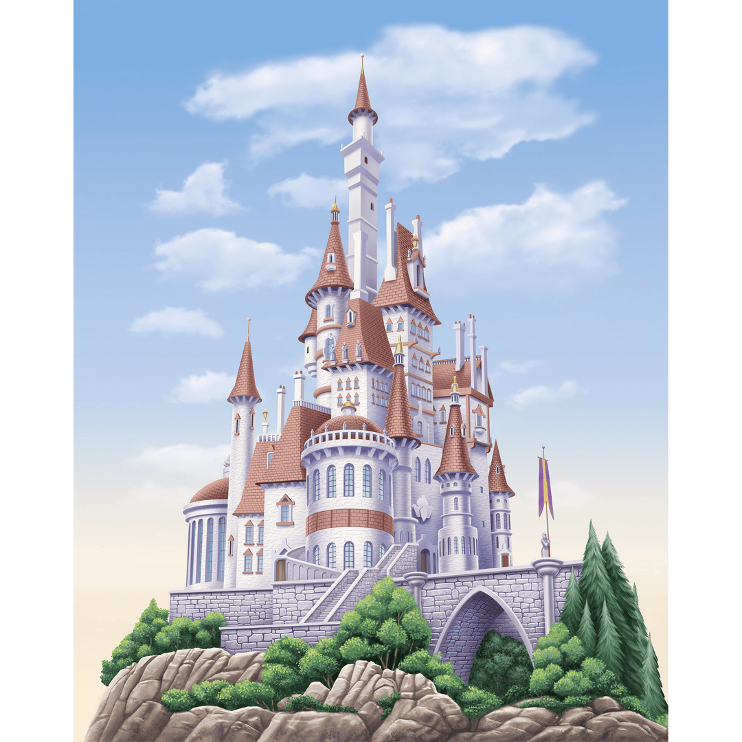 Dein Traumzimmer KOMAR FOTOTAPETE - DISNEY - Princess Belle Castle Fototapeten