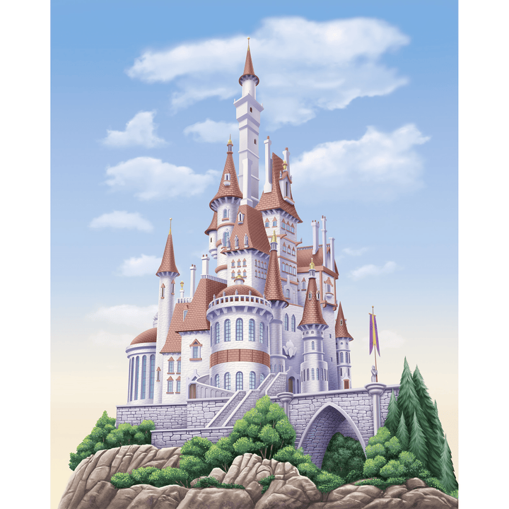 Dein Traumzimmer KOMAR FOTOTAPETE - DISNEY - Princess Belle Castle Fototapeten