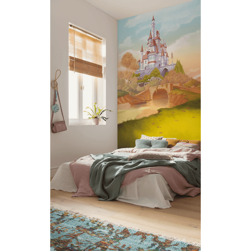 Dein Traumzimmer KOMAR FOTOTAPETE - DISNEY - Princess Belle Castle River Fototapeten