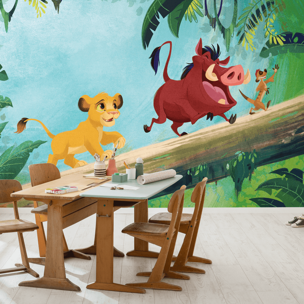 Dein Traumzimmer KOMAR FOTOTAPETE - DISNEY - The Lion King Classic Jungle Team Fototapeten