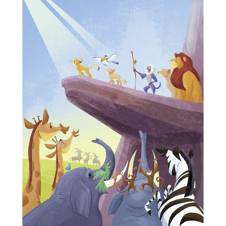 Dein Traumzimmer KOMAR FOTOTAPETE - DISNEY - The Lion King Classic Long Live the King Fototapeten