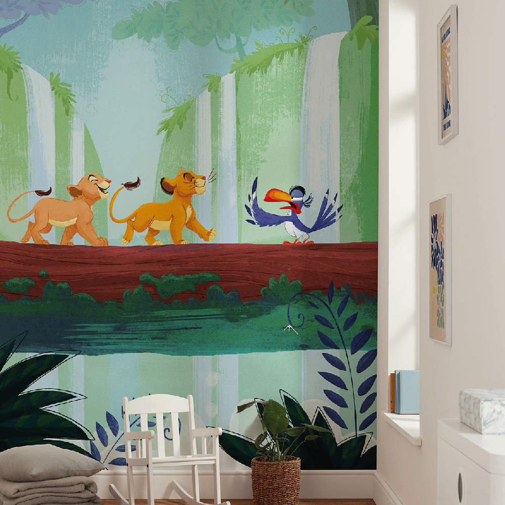 Dein Traumzimmer KOMAR FOTOTAPETE - DISNEY - The Lion King Classic Waterfall Fototapeten