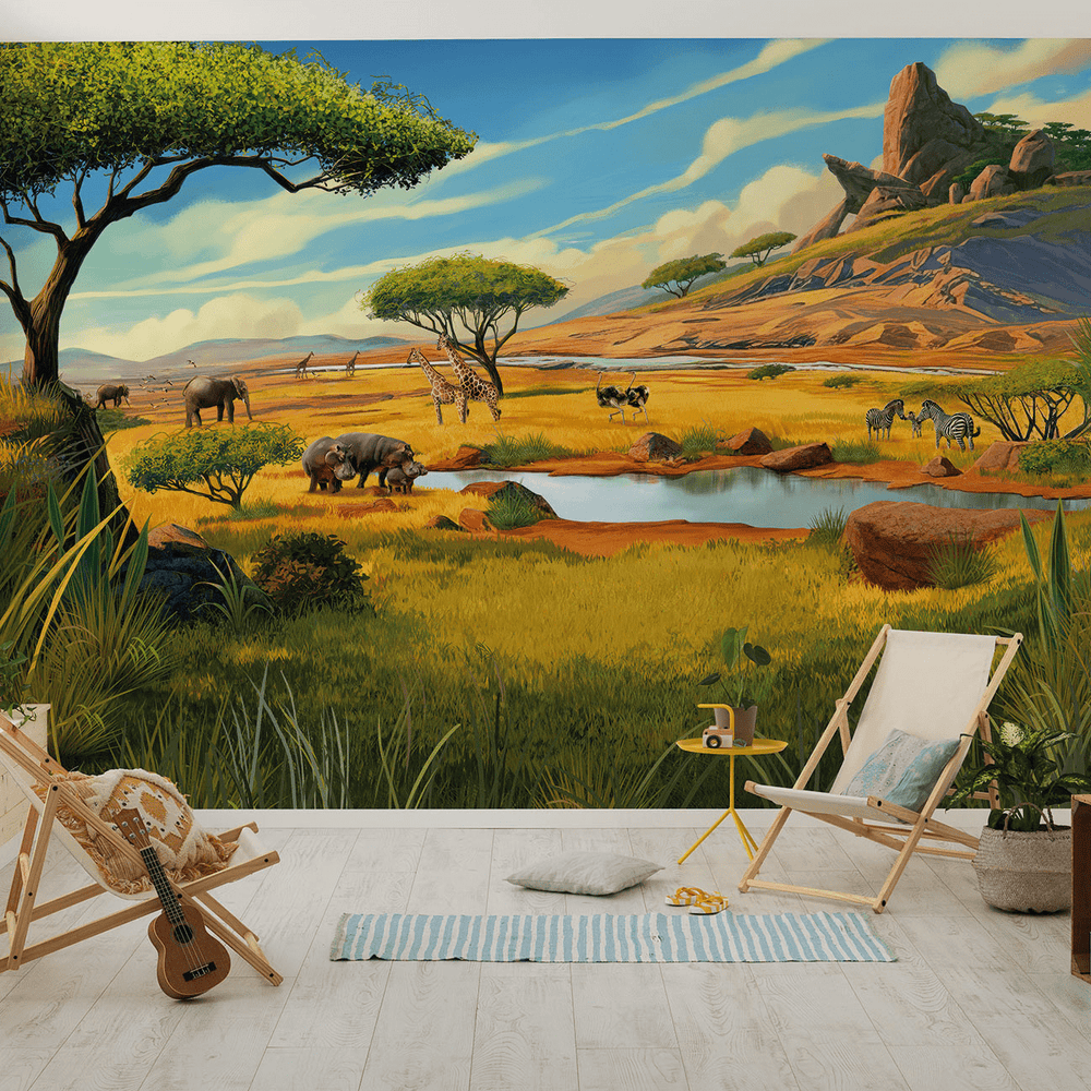 Dein Traumzimmer KOMAR FOTOTAPETE - DISNEY - The Lion King Savanna Fototapeten