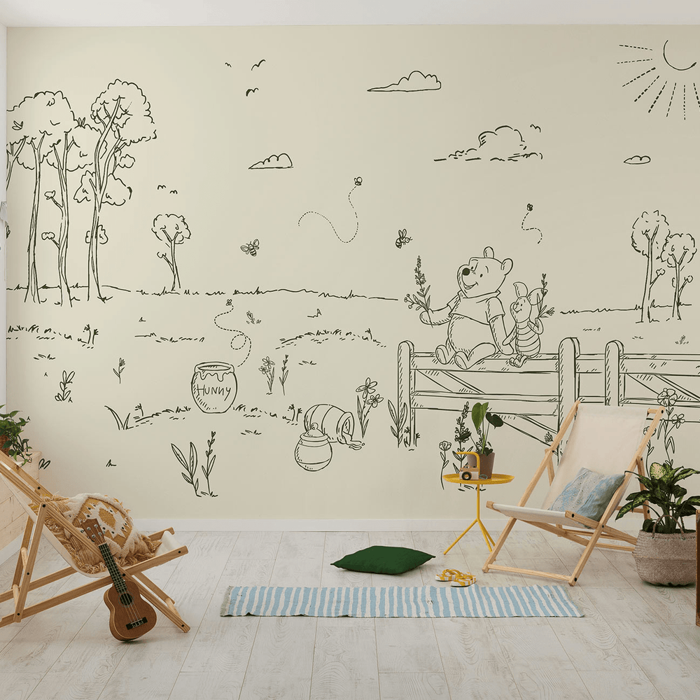 Dein Traumzimmer KOMAR FOTOTAPETE - DISNEY - Winnie the Pooh Bee at One with Nature Fototapeten
