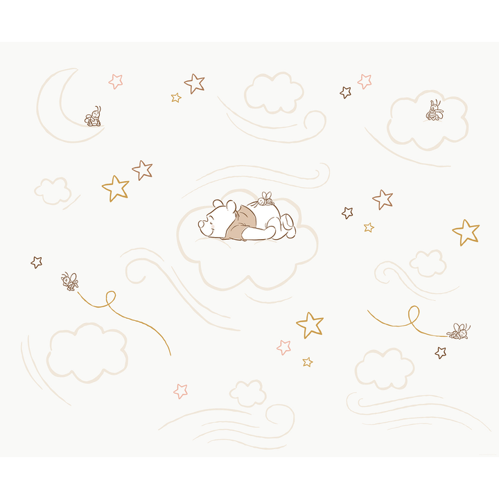 Dein Traumzimmer KOMAR FOTOTAPETE - DISNEY - Winnie the Pooh Sleepy Little Bear Fototapeten