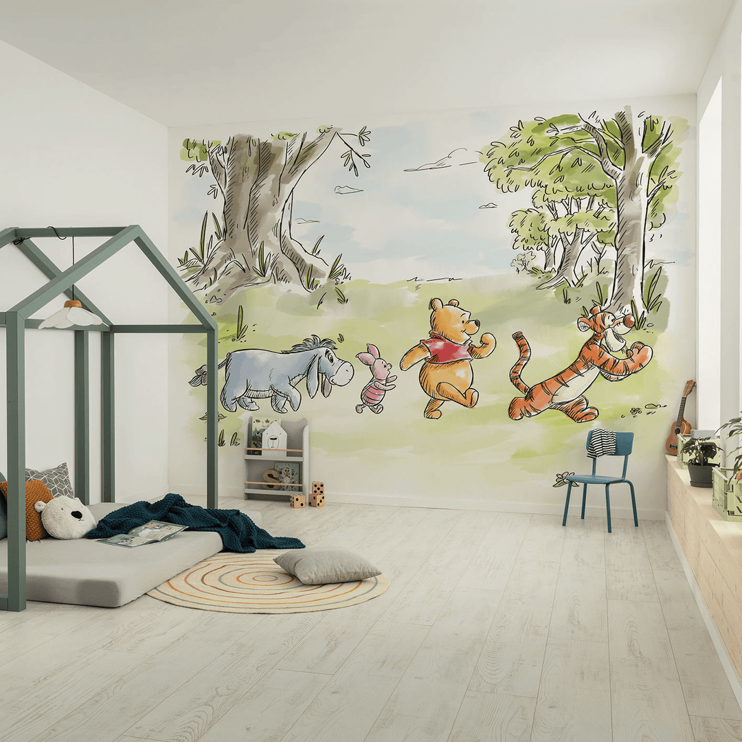 Dein Traumzimmer KOMAR FOTOTAPETE - DISNEY - Winnie the Pooh Walk Together Fototapeten