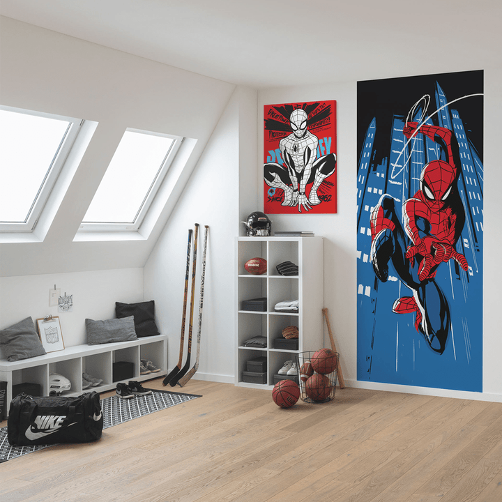 Dein Traumzimmer KOMAR FOTOTAPETE - INTO WONDERLAND - Spider-Man Rooftop-Rockin Fototapeten