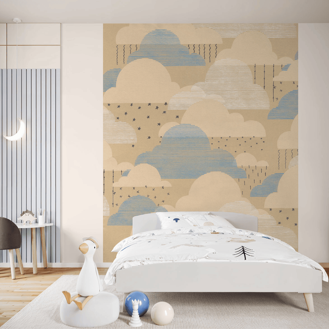 Dein Traumzimmer KOMAR FOTOTAPETE - SEASON - Happy Clouds Fototapeten