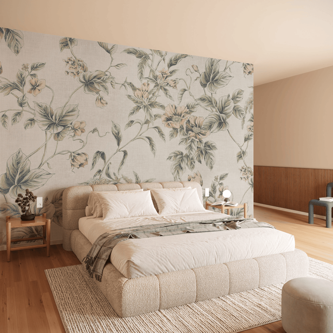 Dein Traumzimmer KOMAR FOTOTAPETE - SEASON - Peachy Flora Fototapeten