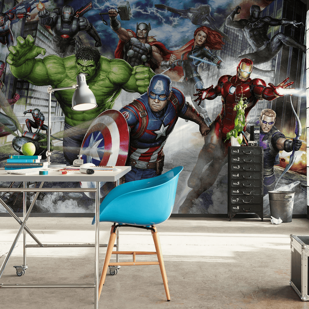 Dein Traumzimmer KOMAR - MARVEL Avengers Assemble I Digitaldrucktapete Fototapeten