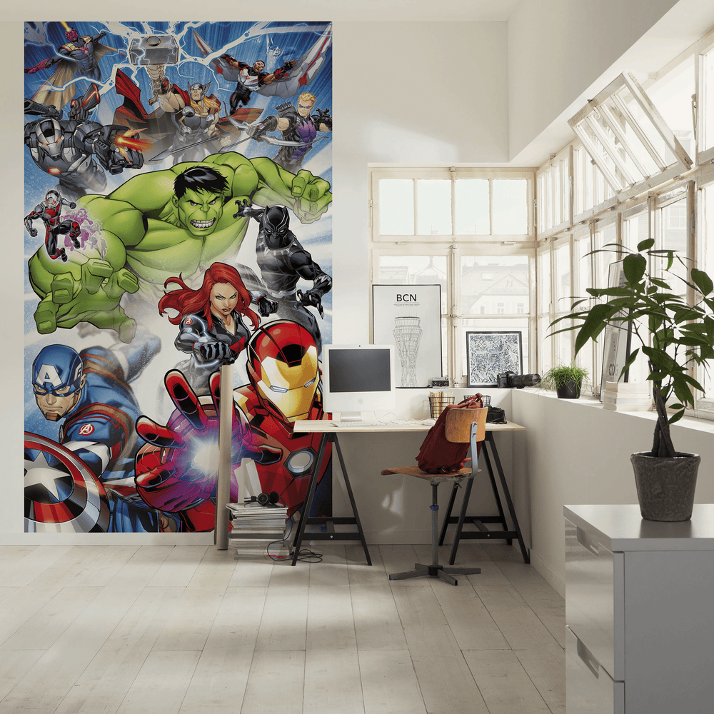 Dein Traumzimmer KOMAR - MARVEL Avengers Protect I Digitaldrucktapete Fototapeten
