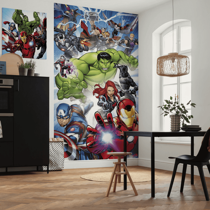 Dein Traumzimmer KOMAR - MARVEL Avengers Protect I Digitaldrucktapete Fototapeten