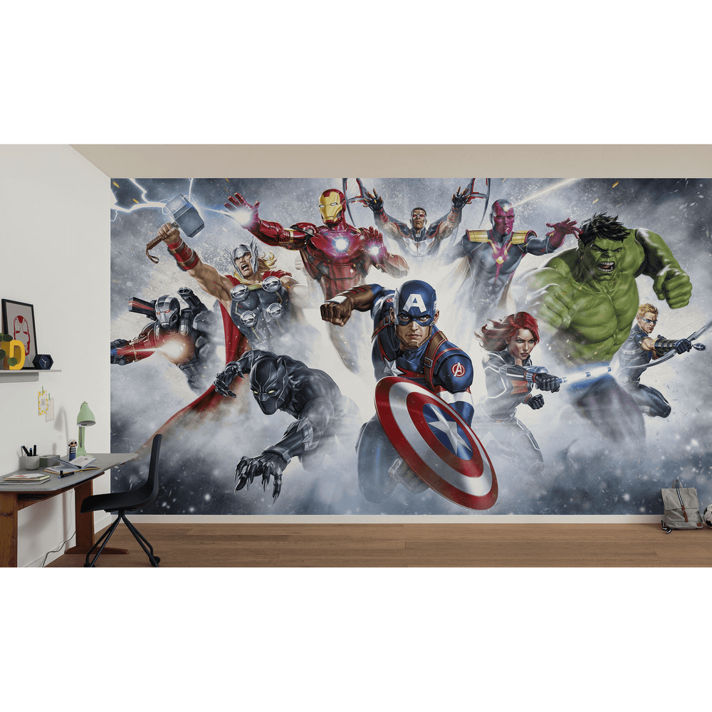 Dein Traumzimmer KOMAR - MARVEL Avengers Strike I Digitaldrucktapete Fototapeten