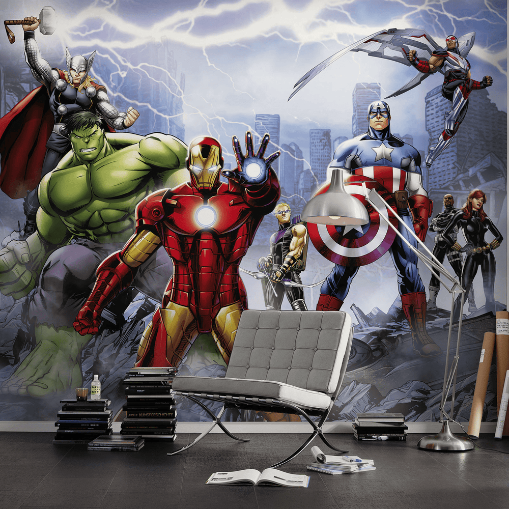 Dein Traumzimmer KOMAR - MARVEL Avengers Ultimate Warriors I Digitaldrucktapete Fototapeten