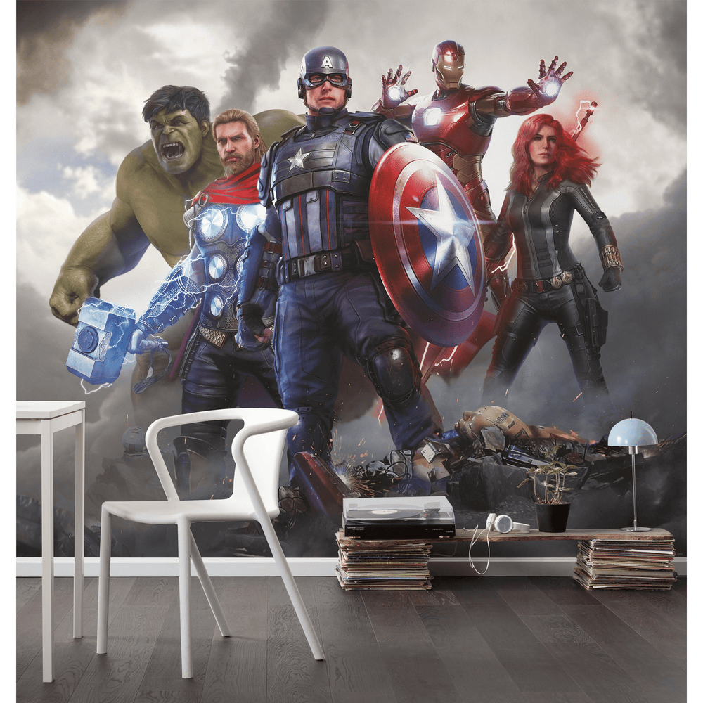Dein Traumzimmer KOMAR - MARVEL Avengers Working Together I Digitaldrucktapete Fototapeten