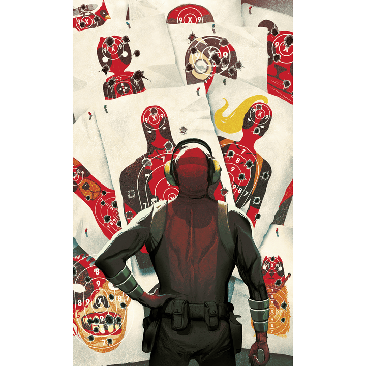 Dein Traumzimmer KOMAR - MARVEL Deadpool Target Shooting I Digitaldrucktapete Fototapeten