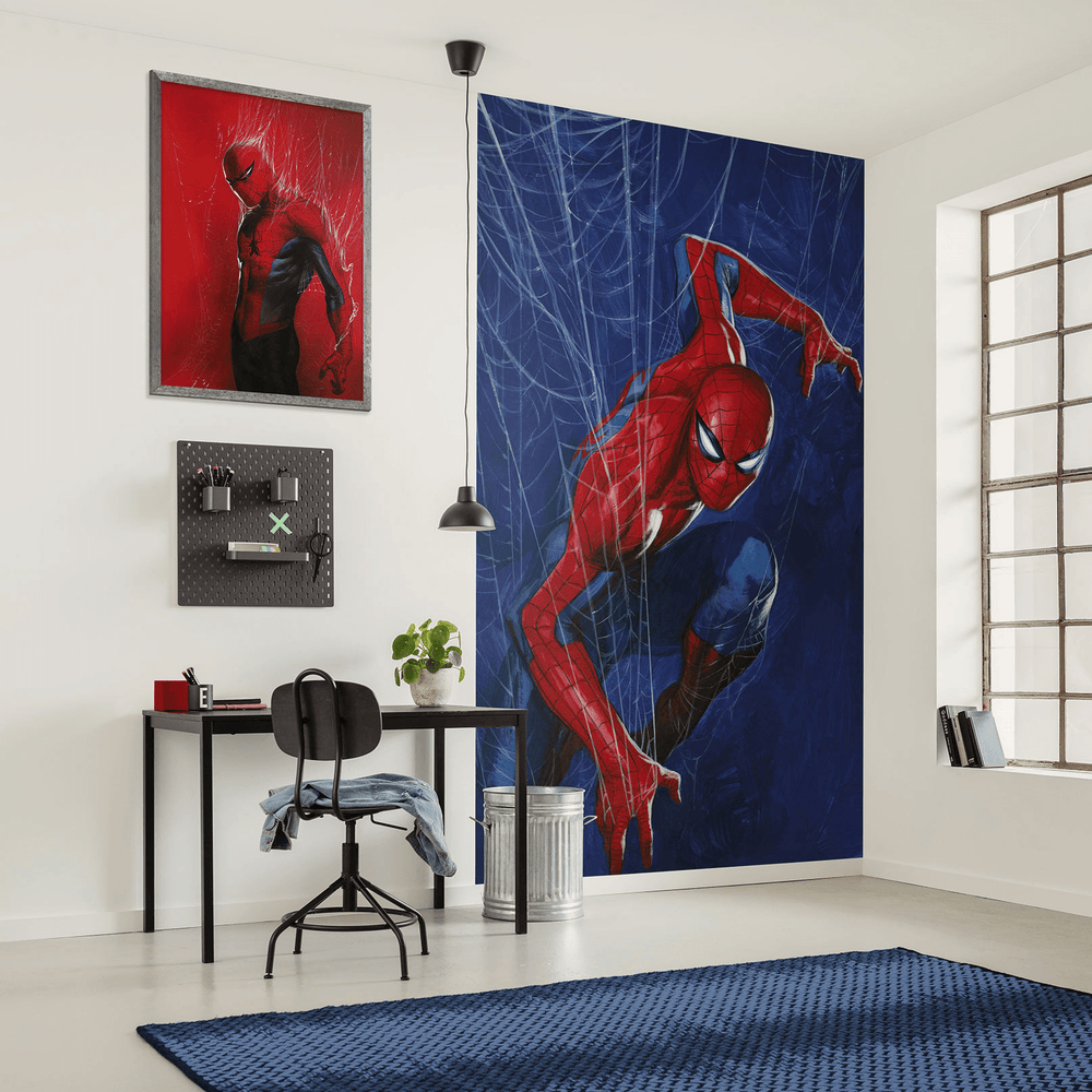 Dein Traumzimmer KOMAR - MARVEL Spider-Man Spider Web I Digitaldrucktapete Fototapeten