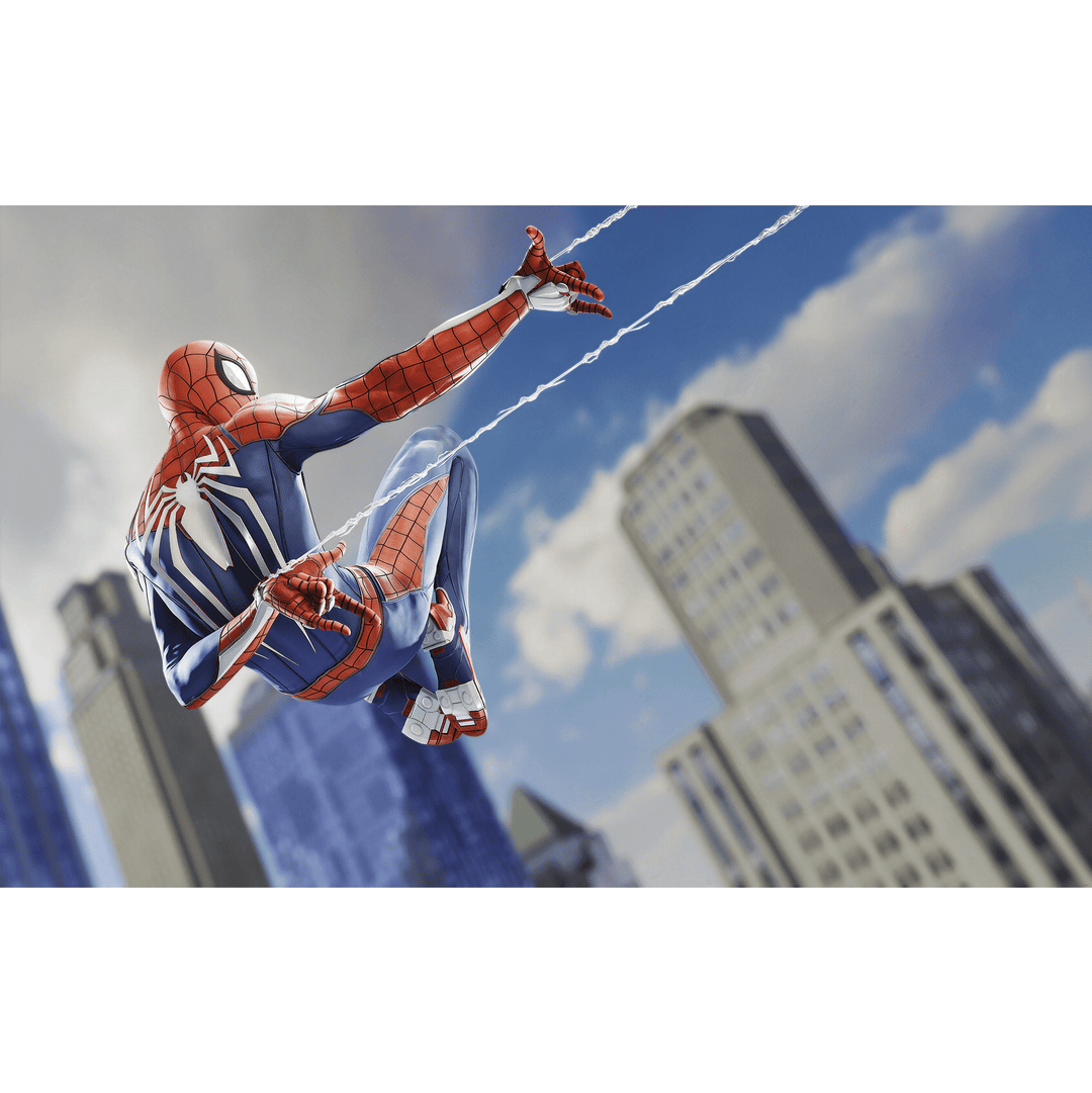 Dein Traumzimmer KOMAR - MARVEL Spider-Man Spider Web Shooting I Digitaldrucktapete Fototapeten