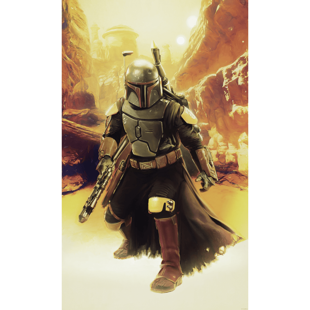 Dein Traumzimmer KOMAR - Star Wars Boba Fett Sneaking Up I Digitaldrucktapete Fototapeten