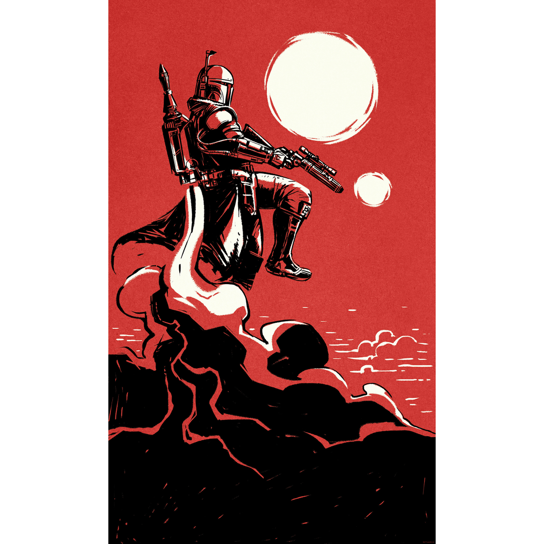 Dein Traumzimmer KOMAR - Star Wars Boba Fett The Bounty Hunter I Digitaldrucktapete Fototapeten