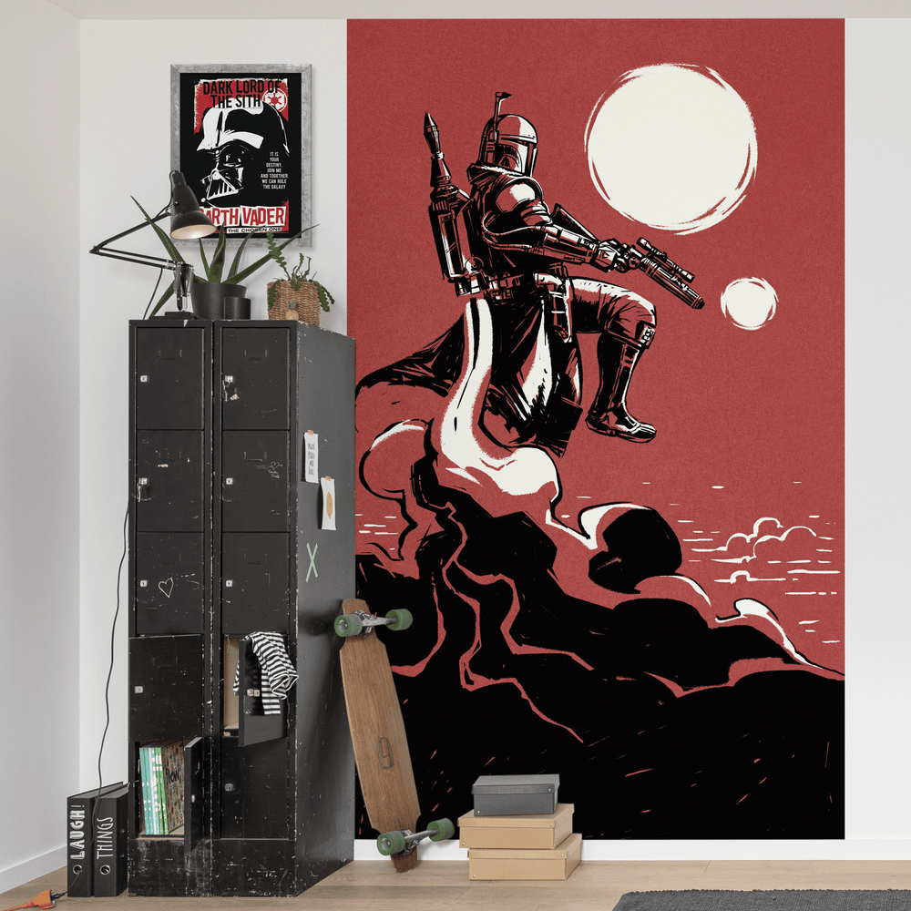 Dein Traumzimmer KOMAR - Star Wars Boba Fett The Bounty Hunter I Digitaldrucktapete Fototapeten