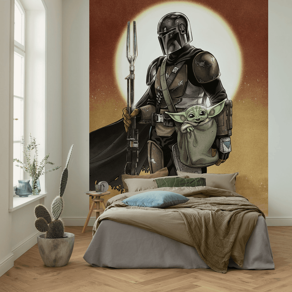 Dein Traumzimmer KOMAR - Star Wars The Mandalorian and Grogu I Digitaldrucktapete Fototapeten