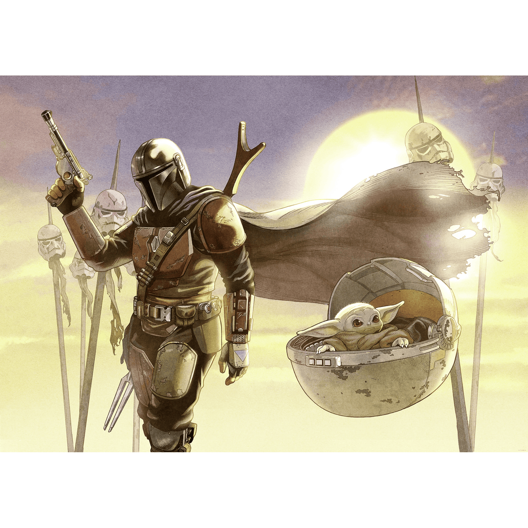 Dein Traumzimmer KOMAR - Star Wars The Mandalorian and Grogu Mission I Digitaldrucktapete Fototapeten