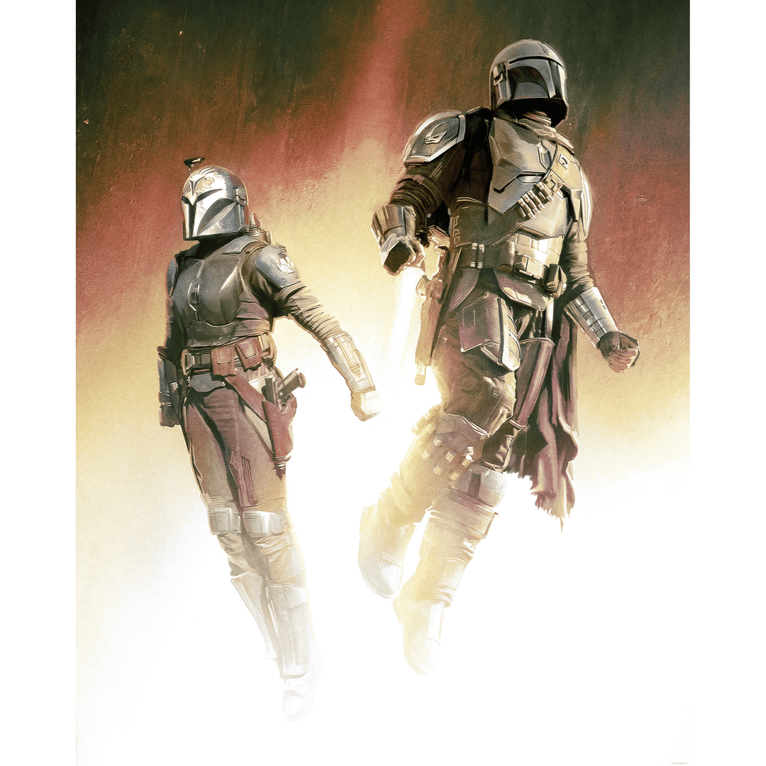Dein Traumzimmer KOMAR - Star Wars The Mandalorian Flight I Digitaldrucktapete Fototapeten