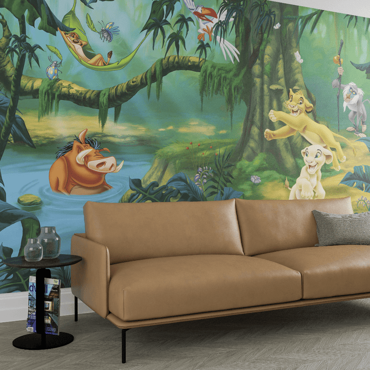 Dein Traumzimmer KOMAR VLIESTAPETE - Simba and Friends Fototapeten