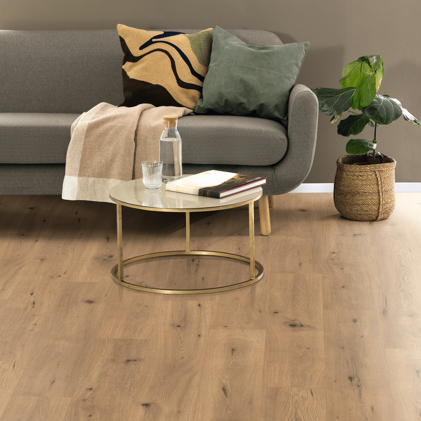 Dein Traumzimmer MEGA Laminatboden - BasicLine V4 Klick - Eiche Röhn 1725 Laminatboden