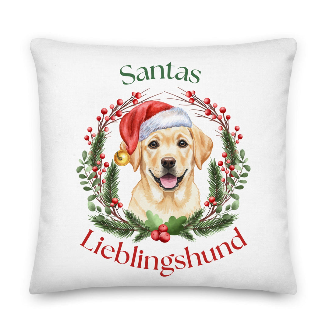 Dein Traumzimmer Santa Lieblingshund - Weihnachtskissen Dekorative Kissen