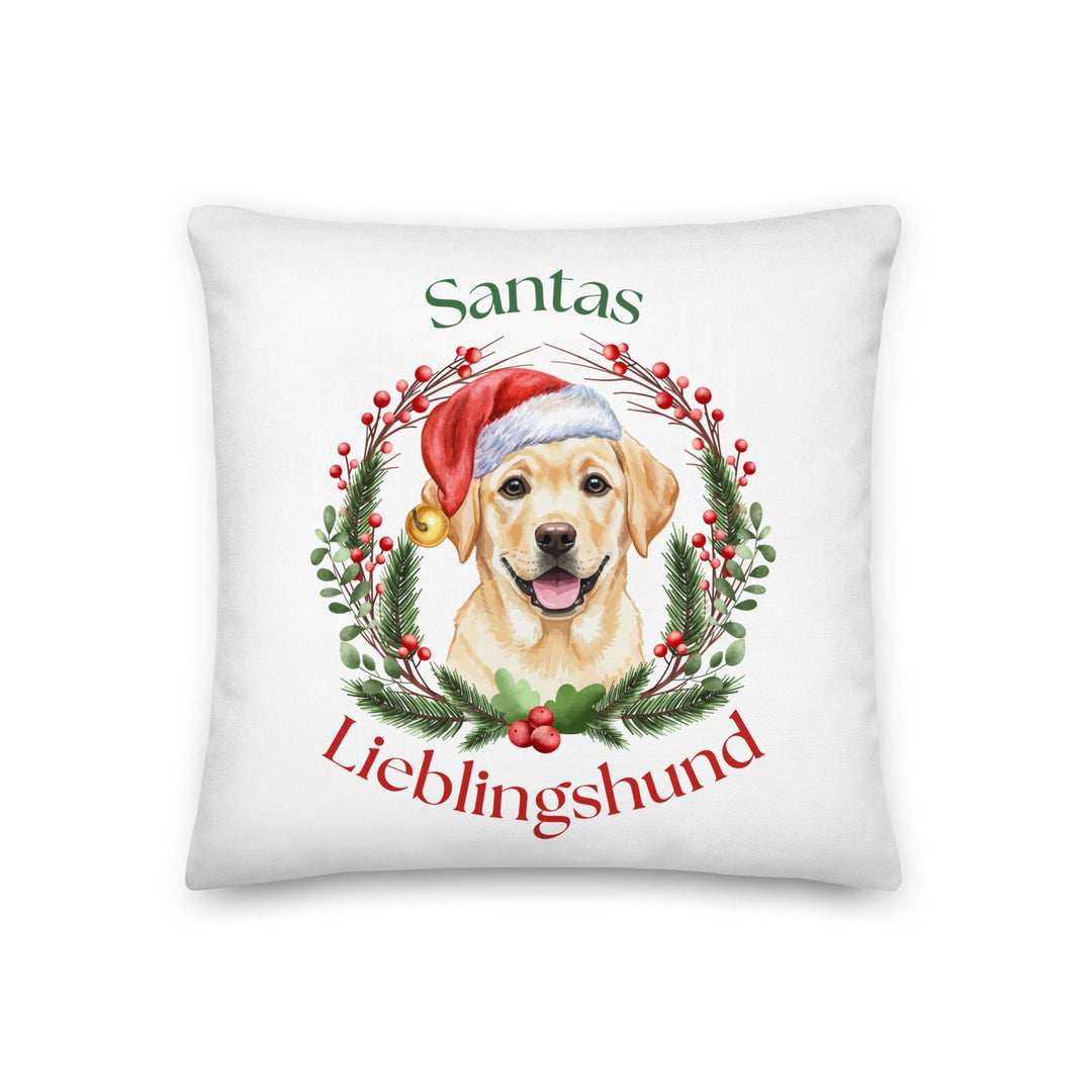 Dein Traumzimmer Santa Lieblingshund - Weihnachtskissen Dekorative Kissen