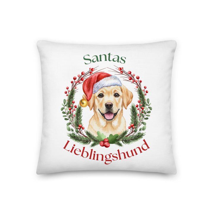 Dein Traumzimmer Santa Lieblingshund - Weihnachtskissen Dekorative Kissen