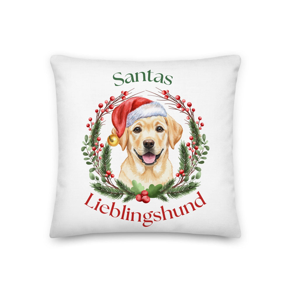 Dein Traumzimmer Santa Lieblingshund - Weihnachtskissen Dekorative Kissen