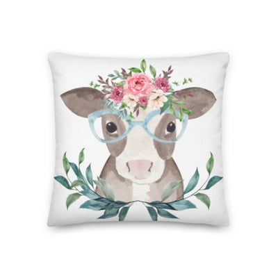 Dein Traumzimmer Blumen Cow I Premium-Kissen 9610626_9515