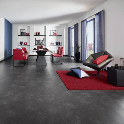 Dein Traumzimmer JOKA Deluxe - Designboden 555 - Black Big Stone - 5464 - Klebevariante Vinylboden