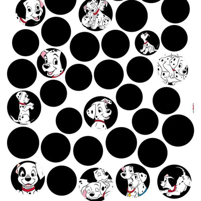 Dein Traumzimmer Komar - Deko Sticker - 101 Dalmatiner Dots K-DS-14057h