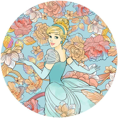 Dein Traumzimmer Komar - Deko Sticker - DOTS - Cinderella Pastel Dreams Fototapeten