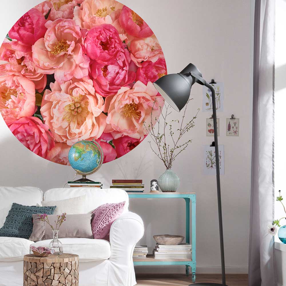Dein Traumzimmer Komar - Deko Sticker - DOTS - Roseraie Fototapeten